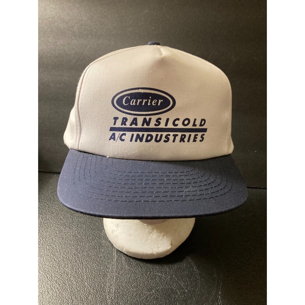 CARRIER TRANSICOLD A/C INDUSTRIES VINTAGE TRUCKER HAT SNAPBACK NEW NEVER WORN